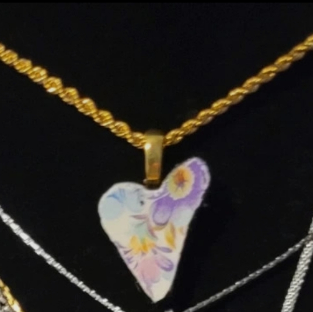 Broken China jewerly by David
